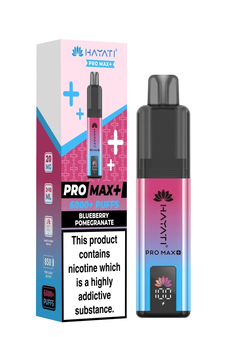 Hayati Pro Max Plus 6000 puffs kits