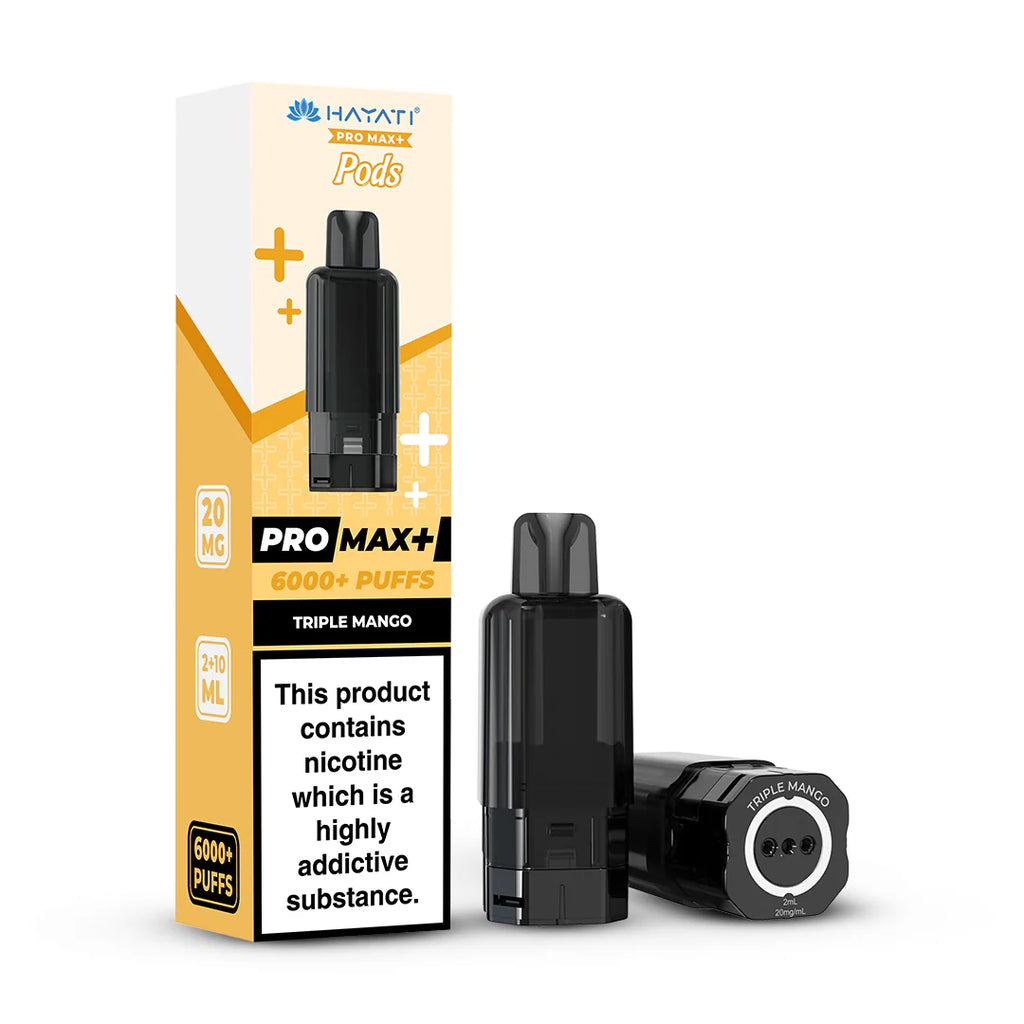 Hayati pro max 6000 puffs pods