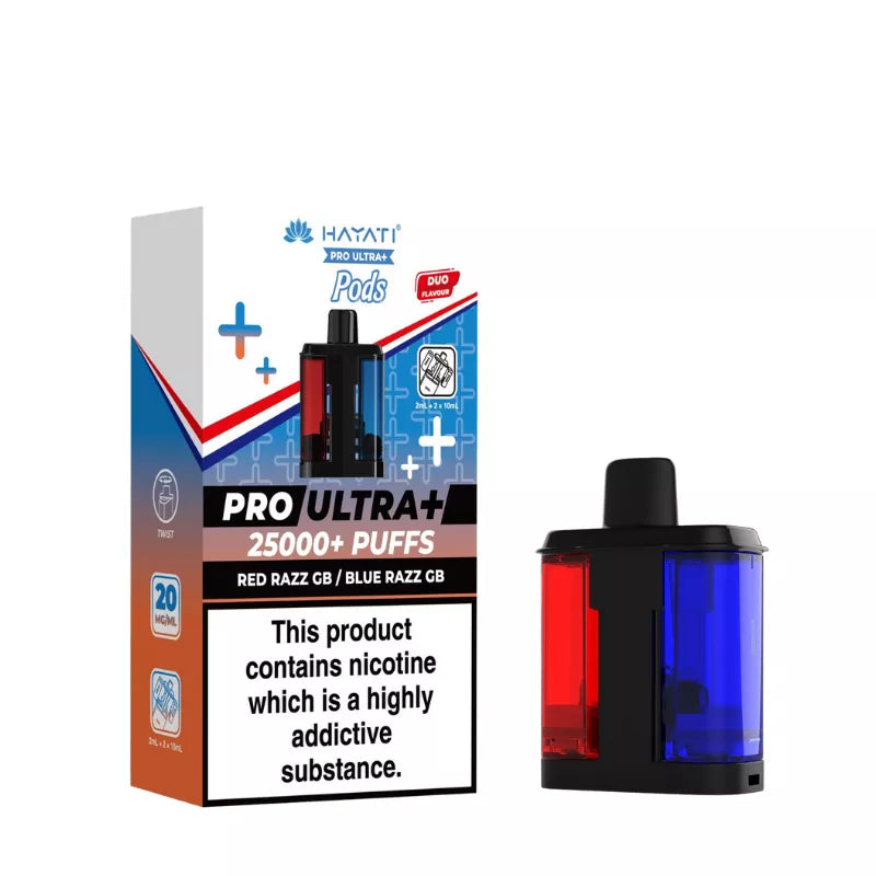 Hayati 25K pro ultra plus prefilled pods