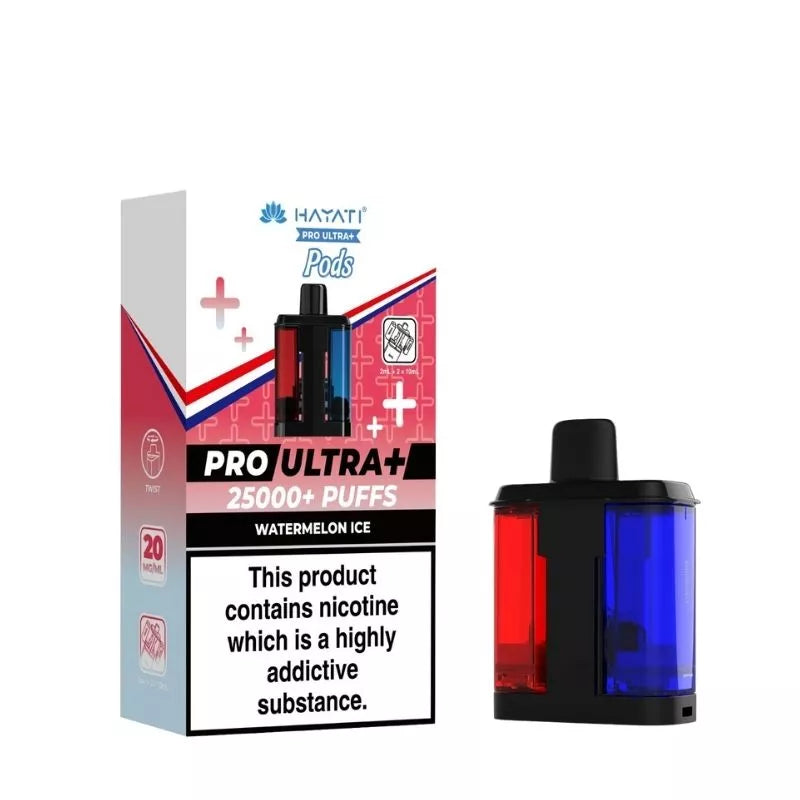 Hayati 25K pro ultra plus prefilled pods