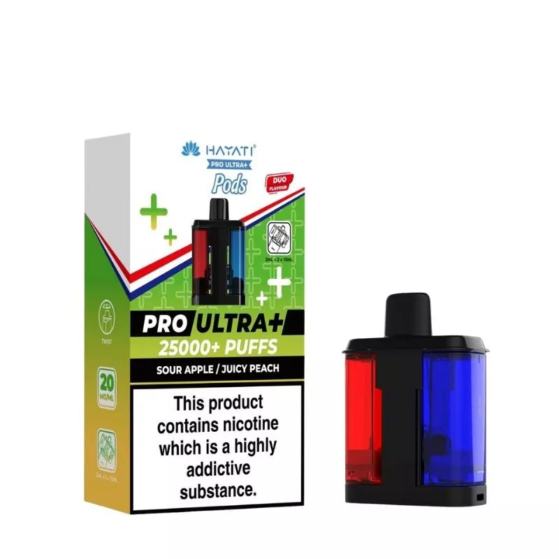 Hayati 25K pro ultra plus prefilled pods