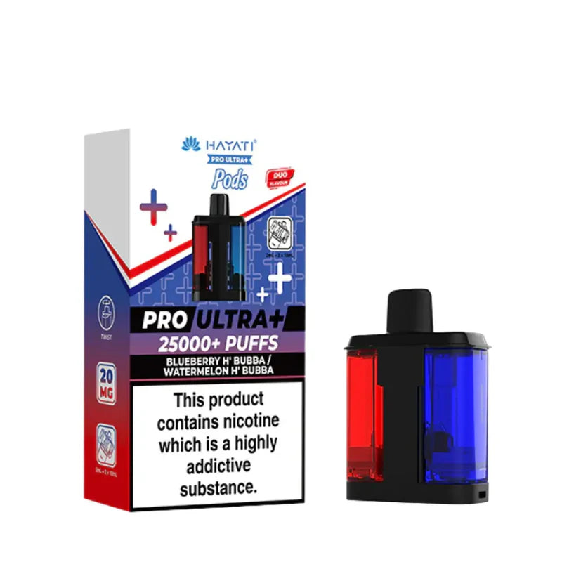 Hayati 25K pro ultra plus prefilled pods