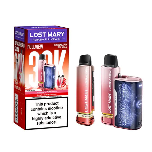 Lost Mary Nera 30K Fullview Prefilled Pod Vape Kit