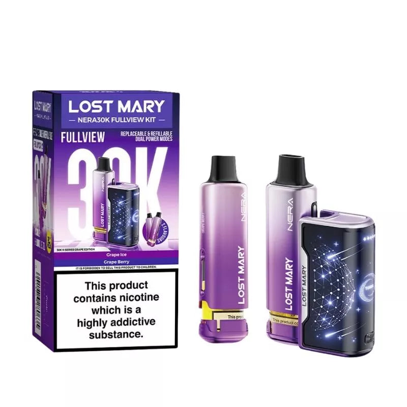 Lost Mary Nera 30K Fullview Prefilled Pod Vape Kit