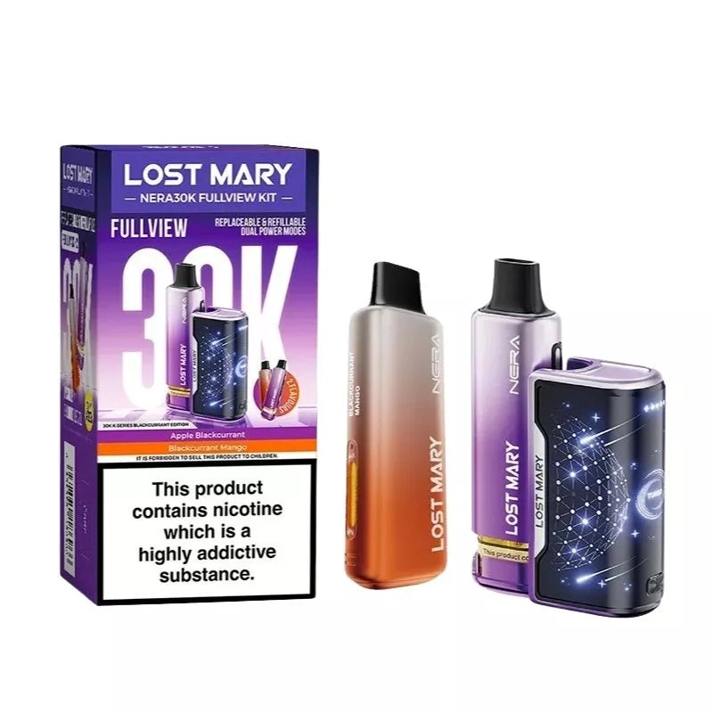 Lost Mary Nera 30K Fullview Prefilled Pod Vape Kit