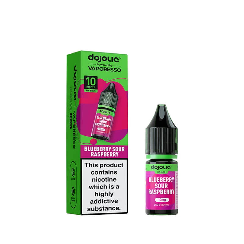 DojoLiq Blueberry Sour Raspberry 10ml Nic Salt E-Liquid by Vaporesso