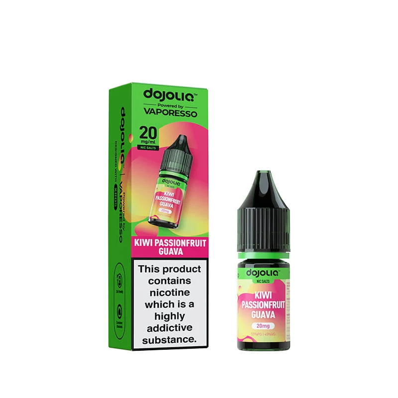 DojoLiq Kiwi Passionfruit Guava 10ml Nic Salt E-Liquid by Vaporesso