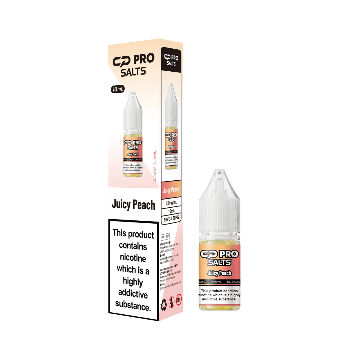 Crystal Pro 10ML Nic Salt E-Liquid